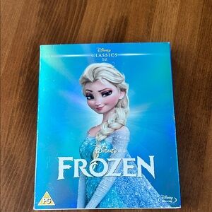Disney Frozen Blu-ray with Elsa in Blue
